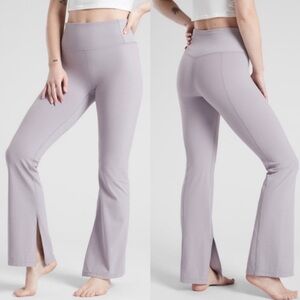 NWT Athleta Lavender Barre Split Flare Pants Size XXS